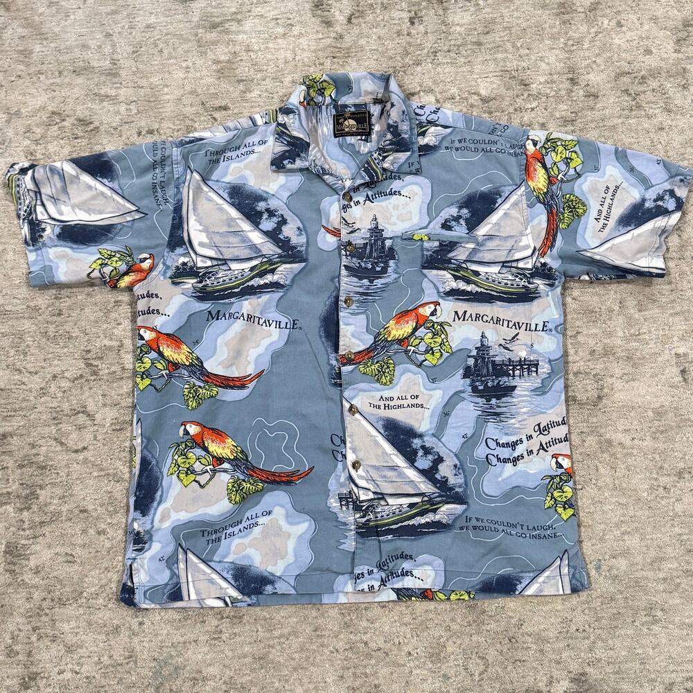 Margaritaville Button Down T-Shirt Size XL